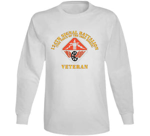 Army - 124th Signal Bn - The Voice Of The Iron Horse - Ssi - Veteran  X 300 T Shirt