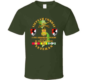 Army - Vietnam Combat Cavalry Veteran W 11th Acr T Shirt