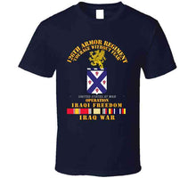 Load image into Gallery viewer, Army - 126th Armor Regiment - W Iraq Svc Ribbons - Oif - T Shirt
