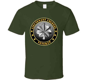 Army - Lieutenant Colonel Veteran T-shirt