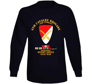 Army - 6th Cavalry Bde - Desert Shield W Ds Svc T Shirt