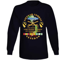 Load image into Gallery viewer, Army - Vietnam Combat Cavalry Veteran W 2nd Bn 12th Cav Regt  W Cib - 1st Cav Div X 300 Classic T Shirt, Crewneck Sweatshirt, Hoodie, Long Sleeve, Mug
