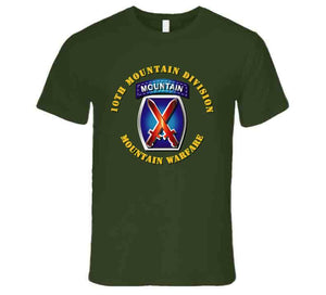 Army - 10th Mountain Division - Ssi T Shirt