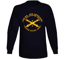 Load image into Gallery viewer, Army - 2nd Bn 4th Field Artillery Regt - 105mm w Arty Br T Shirt
