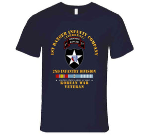 Army - 1st Ranger Inf Company - 2nd Id W Korea Svc X 300 T Shirt