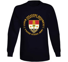 Load image into Gallery viewer, Army - 110th Infantry Regiment - Fighting Tenth - Dui - W Rgt Sep X 300 T Shirt
