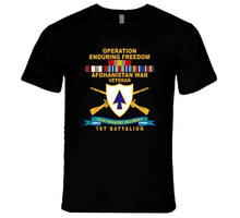 Load image into Gallery viewer, Army - 26th Infantry Regiment - Dui W Br - Ribbon - Top - 1st Bn W Afghan Svc  X 300 T Shirt
