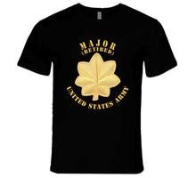 Load image into Gallery viewer, Army - Major - Maj - Retired - V1 T Shirt
