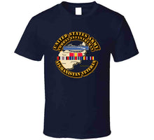 Load image into Gallery viewer, Combat Infantryman w Afghan SVC Ribbons T Shirt

