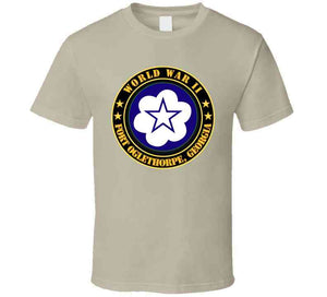 Army - Fort Oglethorpe, Georgia - Army Training Center - Wwii T Shirt