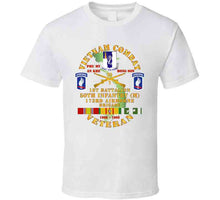 Load image into Gallery viewer, Army - Vietnam Combat Veteran W 1st Bn - 50th Inf - 173rd Airborne Bde 1968-69 W Vn Svc T Shirt
