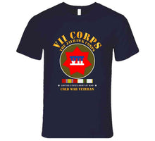 Load image into Gallery viewer, Army -  Vii Corps - The Jayhawk Corps - Ssi W Cold War Svc X 300 T Shirt
