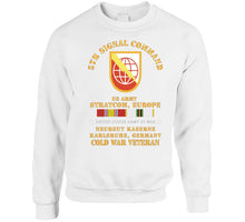 Load image into Gallery viewer, Army - 5th Signal Command - Ssi, Usa Stratcom, Eur, Karlsruhe, Germany W Cold Svc X 300 T Shirt
