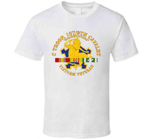 Load image into Gallery viewer, C Troop, 1st-9th Cavalry - Headhunters - Vietnam Vet W 1966-1967 Vn Sv Svc Long Sleeve T Shirt
