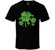Load image into Gallery viewer, Classic - St. Patrick's Day - Four Leaf Clovers T Shirt
