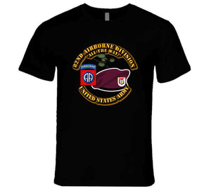 Army - 82nd Airborne Div - Beret - Mass Tac - Maroon  - 1 Recon Sqn 17th Cav T Shirt