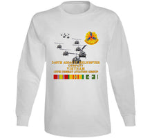 Load image into Gallery viewer, Army - 240th Assault Helicopter Co W 12th Cab W Vn Svc T Shirt
