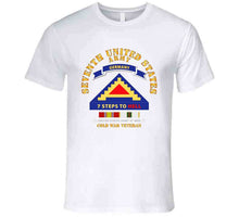 Load image into Gallery viewer, Army -  7th Unites States Army - 7 Steps To Hell W Germany Tab - Ss W Cold War Svc X 300 T Shirt
