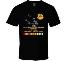 Load image into Gallery viewer, Army - 240th Assault Helicopter Co W 12th Cab W Vn Svc T Shirt
