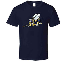 Load image into Gallery viewer, Navy - Seabee - Bee Only  - No Shadow X 300 T Shirt
