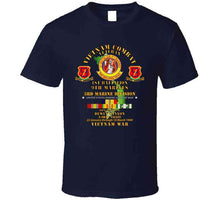 Load image into Gallery viewer, Usmc - 1st Bn 9th Marines - 3rd Mardiv - Operation Dewey Canyon W Vn Svc T Shirt
