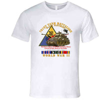 Load image into Gallery viewer, Army - 761st Tank Battalion - Black Panthers - W Tank W Ssi Wwii  Eu Svc T Shirt
