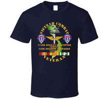 Load image into Gallery viewer, Army - Vietnam Combat Veteran - 174th Ahc W 14th Avn Bn T Shirt
