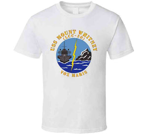 Navy - Uss Mount Whitney (lcc20) - Vox Maris Wo Border X 300 T Shirt