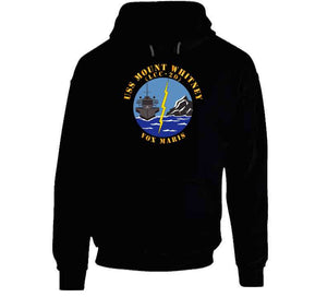 Navy - Uss Mount Whitney (lcc20) - Vox Maris Wo Border X 300 T Shirt