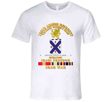 Load image into Gallery viewer, Army - 126th Armor Regiment - W Iraq Svc Ribbons - Oif - T Shirt
