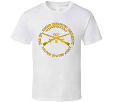 Load image into Gallery viewer, Army - 3rd Bn 502nd Infantry Regt - Widowmakers - Infantry Br T Shirt
