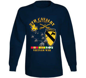 Army - 9th Cavalry (Air Cav) - 1st  Cav Division w SVC T Shirt