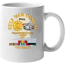 Load image into Gallery viewer, Army - Gulf War Combat Vet  - Transportation Corps X 300 Long Sleeve T Shirt
