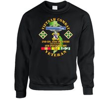 Load image into Gallery viewer, Army - Vietnam Combat Infantry Veteran W 2nd Bn 8th Inf (mech) - 4th Id Ssi T Shirt
