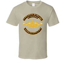 Load image into Gallery viewer, Navy - Submarine Badge - Gold T Shirt
