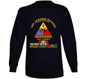 Army - 3rd Armored Div - Vii Corps - Desert Storm Veteran T Shirt