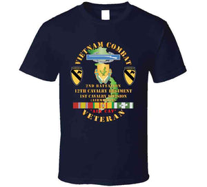 Army - Vietnam Combat Cavalry Veteran W 2nd Bn 12th Cav Regt  W Dui - Cib - 1st Cav Div X 300 Classic T Shirt, Crewneck Sweatshirt, Hoodie, Long Sleeve, Mug