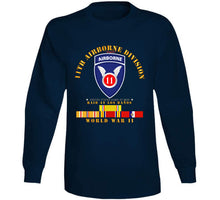 Load image into Gallery viewer, Army - 11th Airborne Division - Raid At Los BaÃ±os - Wwii W Pac Svc Long Sleeve T Shirt
