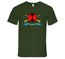 Load image into Gallery viewer, Army - 7th Infantry Division - Ssi W Br - Ribbon X 300 T Shirt

