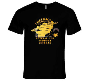 Contractor - Special Ops Support Veteran - Afghanistan T Shirt and Hoodie