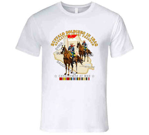 Army - Buffalo Soldiers In Iraq - Oif - Cavalrymen At War  W Iraq Svc - No Vet T Shirt