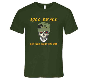 Army - Ranger Patrol Cap - Skull - Killem All - Let God Sortem Out X 300 T Shirt