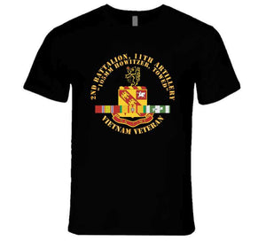 Army - 2nd Battalion, 11th Artillery (105mm Howitzer, Towed) W Vn Svc Ribbon X 300 T Shirt