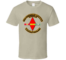 Load image into Gallery viewer, Army -  5th Infantry Division w SVC Ribbons T Shirt
