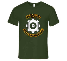 Load image into Gallery viewer, Navy - Rate - Engineman T Shirt
