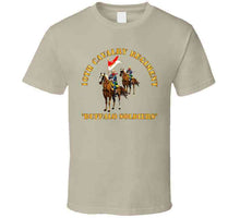 Load image into Gallery viewer, Army - 10th Cavalry Regiment W Cavalrymen - Buffalo Soldiers V1 Classic T Shirt
