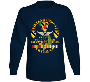 Army - Vietnam Combat Veteran - Medevac - Door Gunner W 1st Cav Div W Vn Svc Hoodie