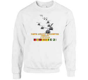 Army - 240th Assault Helicopter Co W Vn Svc V1 T Shirt