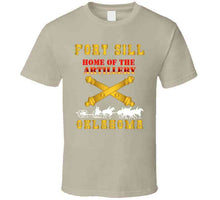 Load image into Gallery viewer, Army - Fort Sill, Home Of Artillery W Cassion - Gold X 300 T Shirt
