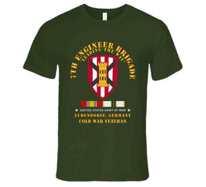 Army -  7th Engineer Bde - Ssi - 1969 Ludendorff, Germany W Cold War Svc X 300 T Shirt